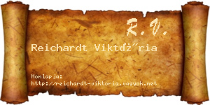 Reichardt Viktória névjegykártya